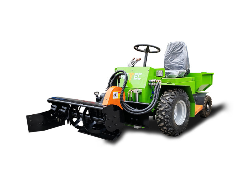 Electric auger feed pusher 